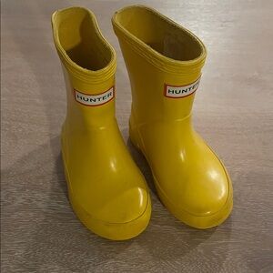 Hunter Classic Yellow Rain Boots Infant size 4UK 5US